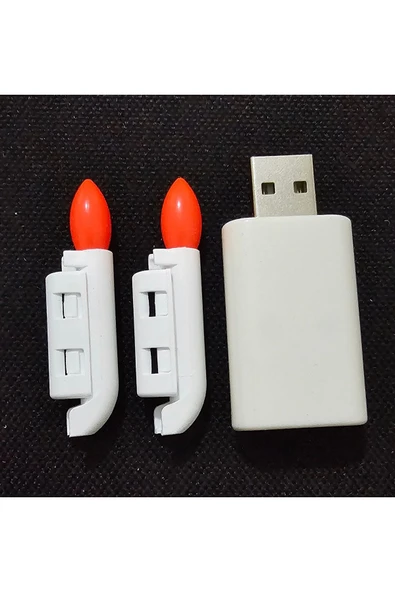 SAZAN YEMLEME OLTA KAMIŞ IŞIK çubuğu şarj edilebilir pille su geçirmez  gece balıkçılığı