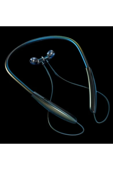 Kablosuz kulaklıklar V5.1 Bluetooth kulaklık bas Stereo kablosuz boyundan kulaklık gürültü azaltma - 5