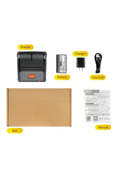 BARKOD YAZICI TERMAL 110MM 50MM YÜKSEK KALİTELİ HIZLI - 5