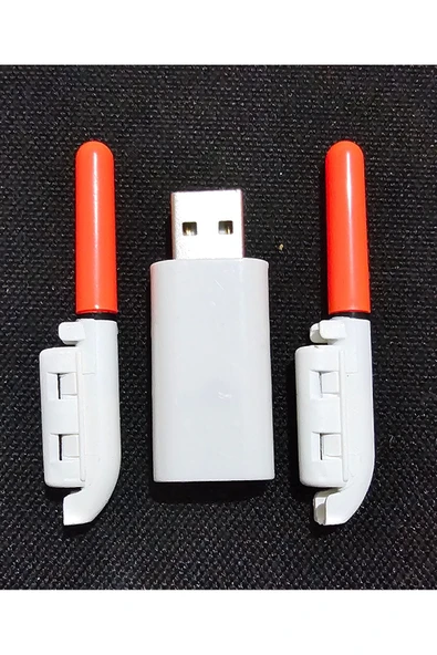 SAZAN YEMLEME OLTA KAMIŞ IŞIK çubuğu şarj edilebilir pille su geçirmez l gece balıkçılığı - 6