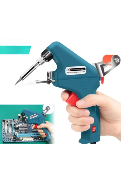 Lehim tabancası tak el dahili ısıtma otomatik olarak kalay elektrik göndermek - 5