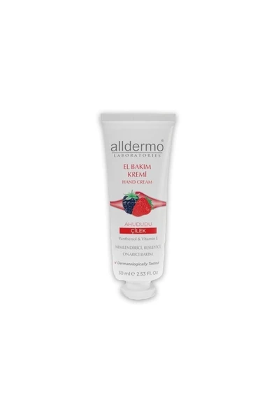 ALLDERMO El Bakım Kremı Ahududu Cılek 30ml - 3