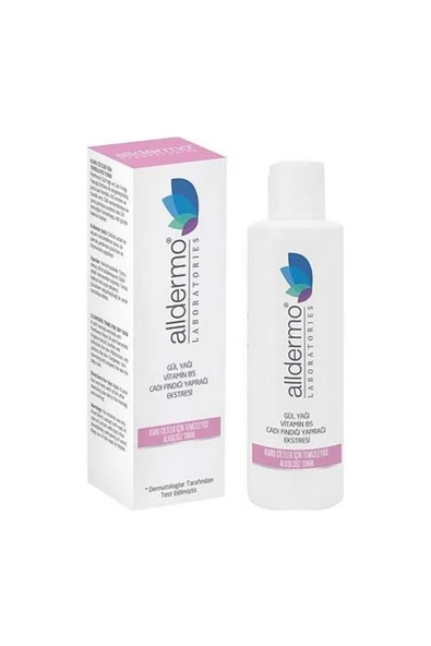 ALLDERMO Kuru Ciltler Için Temizleyici Alkolsüz Tonik 200 ml - 1
