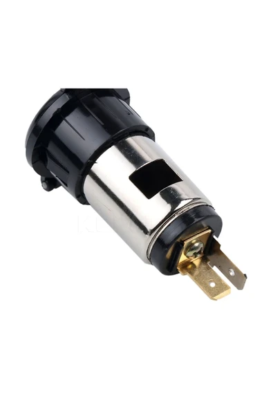 Araç çakmak soket 12V su geçirmez Splitter fiş konnektörü güç çıkışı adaptörü - 5