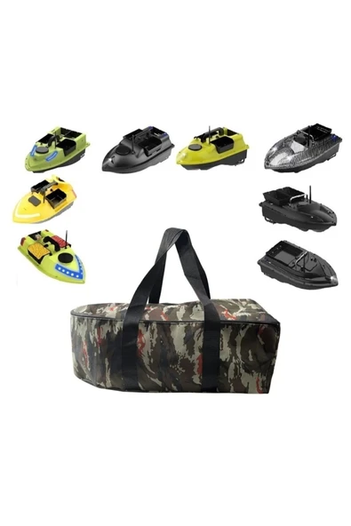 Sazan Yemleme (TEKNE VE BOT)çanta Küçük Teklere Uyumlu Yüksek Kalite - 2