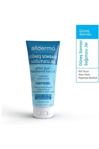 ALLDERMO After Sun Panthenol Ice Jel 200ml - 3