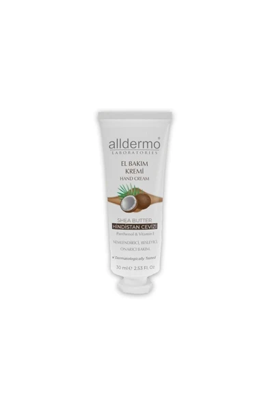 ALLDERMO El Bakım Kremı Shea Butter Hındıstan Cevızı 30 ml - 2
