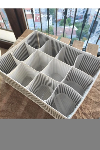 12 Bölmeli Pratik Bölmeli Çekmece Düzenleyici Organizer