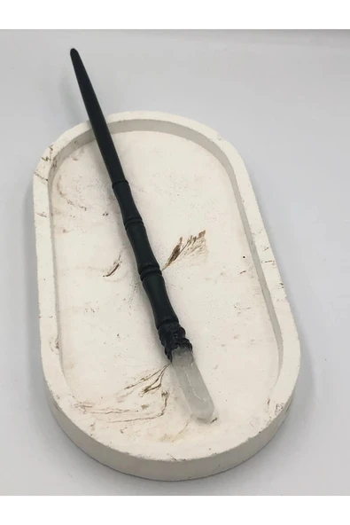 Kristal Kuvars Ham Doğaltaş Toka / Asa - Resim 4