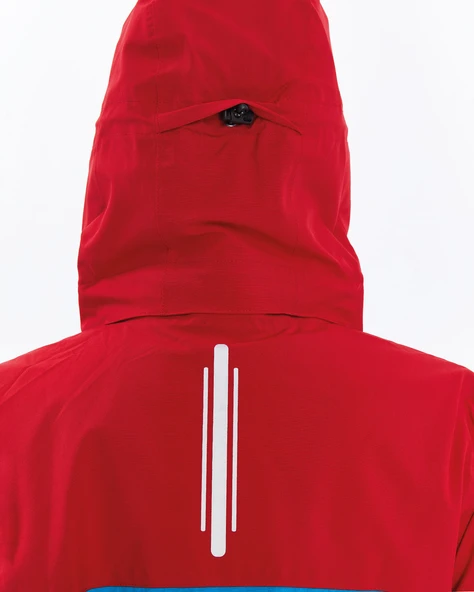 Mapamyumco Windbreaker Kadın Ceket-MAVİ-KIRMIZI - Resim 7