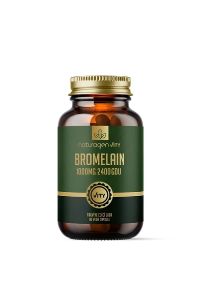 NATURAGEN Bromelain 1000 Mg 2400 Gdu Prebiyotikli 60 Kapsül