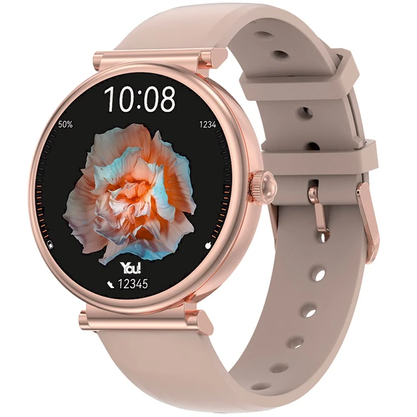 You Smart Rose Gold  Kadın Akıllı Kol Saati