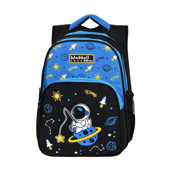 Waddell Astronot Baskılı Beslenmeli İlkokul Çantası 3004 - 2