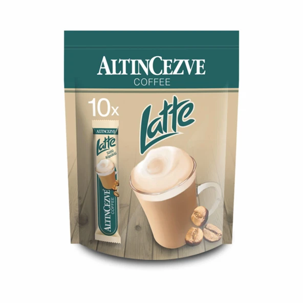 Altıncezve Latte Sütlü Köpüklü 10′ lu Paket (Tek İçimlik) 16 Gr x 10 Adet