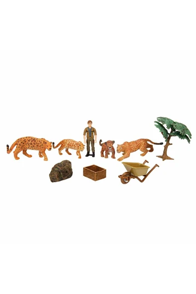 Aslan, Leopar, Goril ve Daha Fazlası! Wild Life Çiftlik Seti - 6