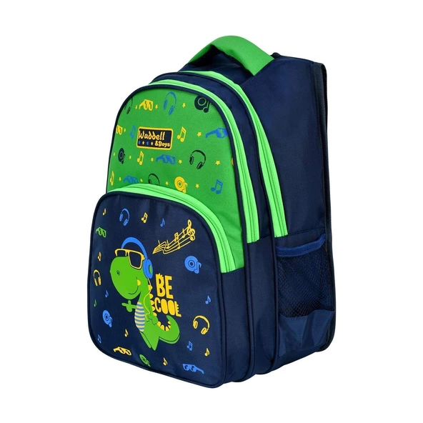 Waddell Dinazor Baskılı Beslenmeli İlkokul Çantası 3006 - 3