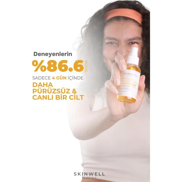 Skinwell Ton Eşitleyici ve Süper Aydınlatıcı C Vitamini Yüz Bakım Sprey Serum 100ML - 3
