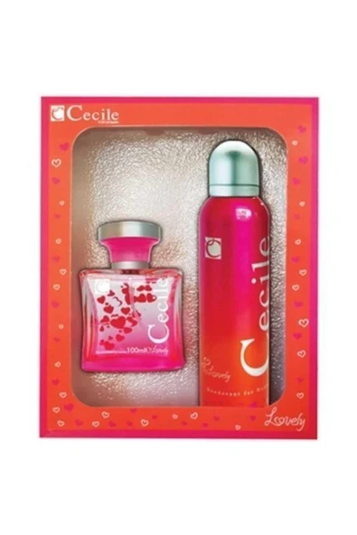 Cecıle Parfüm Set Kadın Lovely Edt 100 ml ve Deo 150 ml ürün görseli