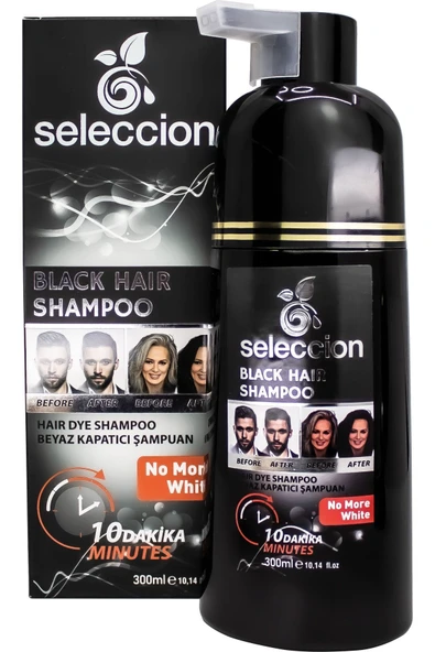 Beyaz Kapatıcı Şampuan Siyah 300 ml