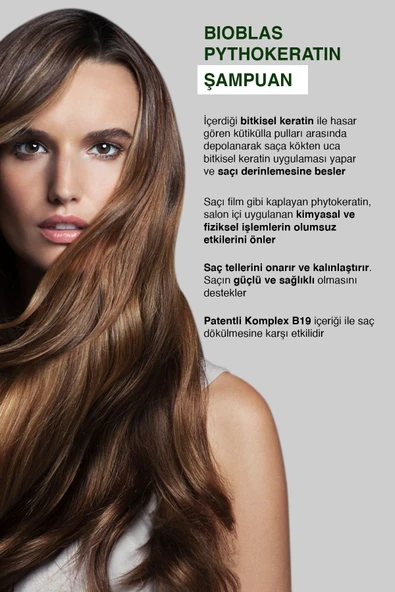 Phyto Keratin Şampuan 1000 ml - Resim 3