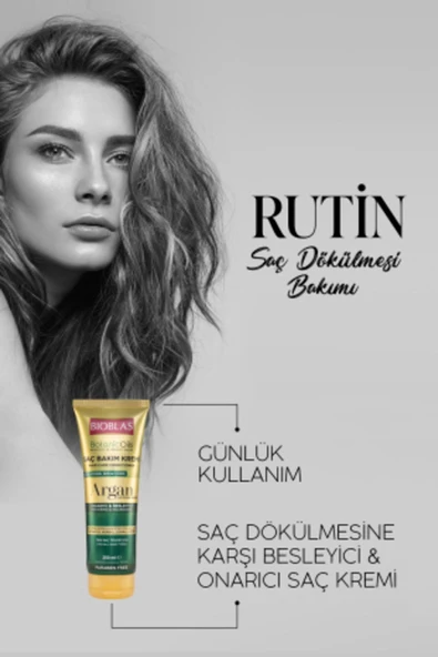 Botanic Oils Argan Yağlı Saç Kremi 250 Ml Onarıcı Argan Saç Bakım Kremi - Resim 3