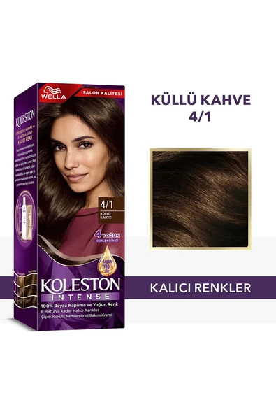 Koleston Intense Saç Boyası 4/1 Küllü Kahve ürün görseli 1