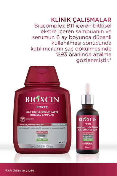 Forte Yoğun Saç Dökülmesine Karşı Bitkisel Serum 3x50ml - 6
