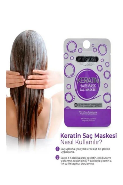 Keratin Saç Maskesi 25 ml - Resim 3