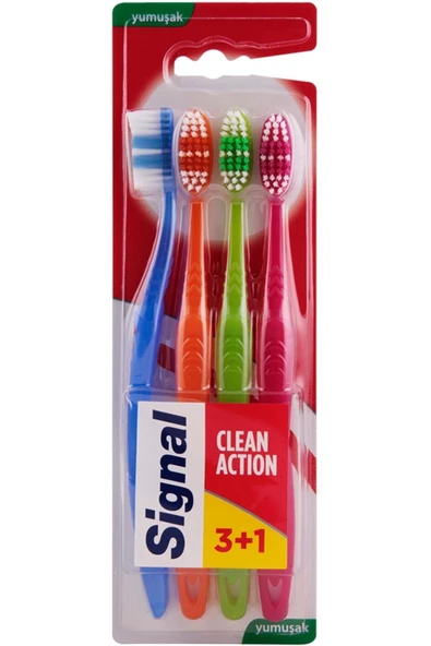 Marka: Diş Fırçası Clean Action 3+1 Kategori: Manuel Diş Fırçası