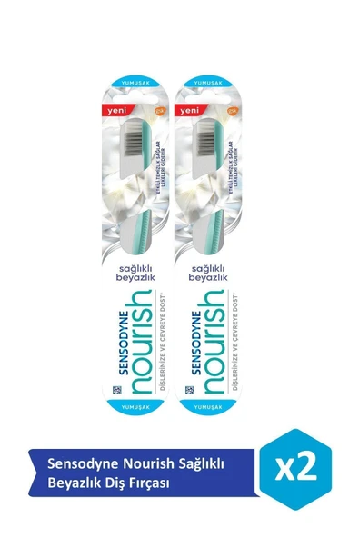 Nourısh Sağlıklı Beyazlık 1+1 Yumuşak Diş Fırçası