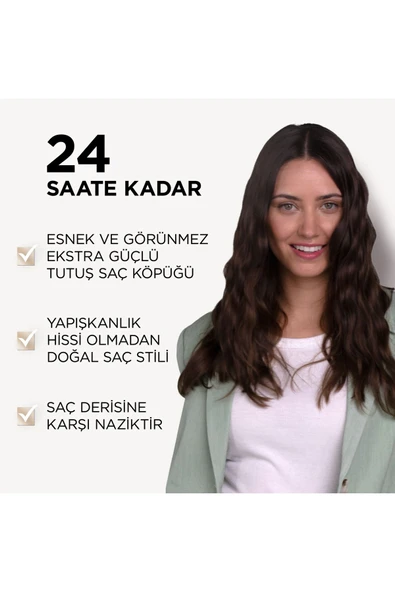 Flexible Extra Strong Hold Saç Köpüğü - 200 ml - Resim 2