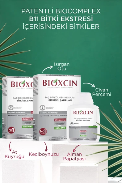 Genesis Yağlı Şaçlar İçin 300ml 3 AL 2 ÖDE - Klasik Saç Dökülme Karşıtı Şampuan - Resim 7