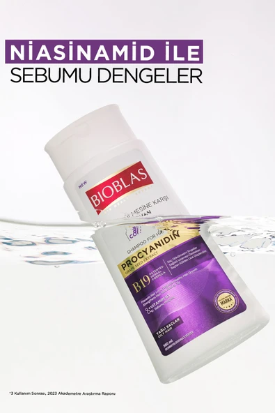 Procyanidin Yağlı Saçlar İçin Arındırıcı Şampuan 360 Ml - Saç Dökülmesine & Yağlanmaya Karşı - Resim 4