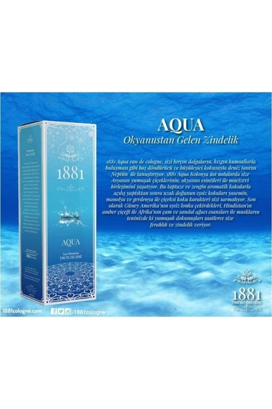 Kolonya Aqua Les Hommes 250ml - Resim 4