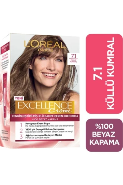 L'oréal Paris Excellence Creme Saç Boyası 7.1 Kumral Küllü