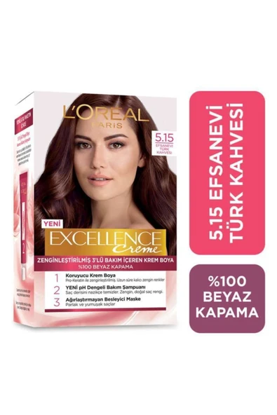 Excellence Creme Saç Boyası 5.15 Efsanevi Türk Kahvesi - 2