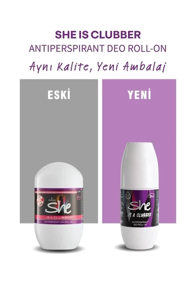 Clubber Kadın Roll-on 40ml - Resim 2