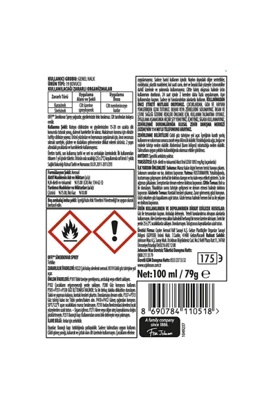 Sinekkovar Sprey 100 ml - Resim 3