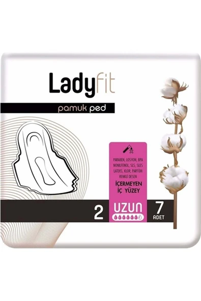 Ladyfit Pamuk Ped Uzun (İÇ ADET 7 ADET)