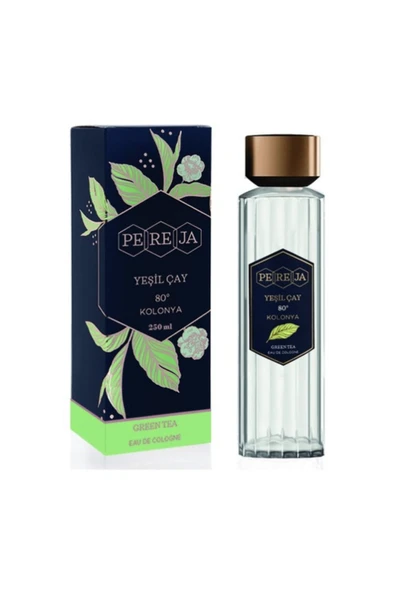 Yeşil Çay Kolonyası Cam Şişe 250 ML