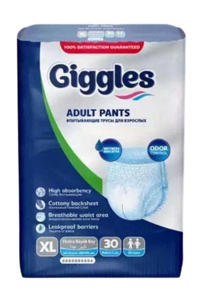 Külotlu Yetişkin Hasta Bezi Ekstra Büyük Boy Xl beden 30 Lu