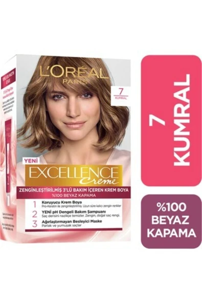 Loreal Excellence Saç Boyası 7 - 2