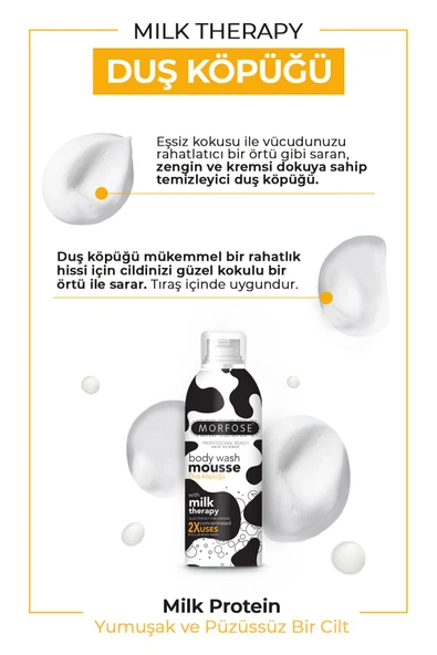 Milk Therapy Vücut Duş Köpüğü 200 ml - Resim 2
