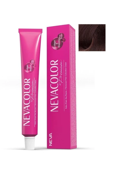 Nevacolor 5 Numara Açık Kahve - Kalıcı Krem Saç Boyası