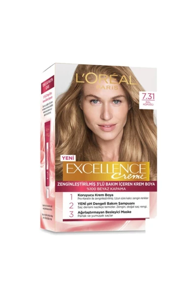 Excellence Saç Boyası 7.31 Bal Köpüğü