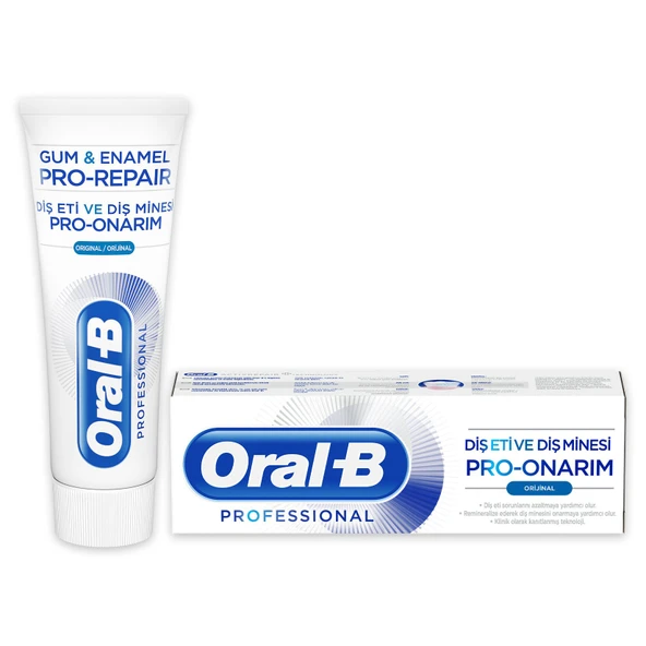 Oral-B Diş Eti ve Diş Minesi Pro Onarım Diş Macunu 75 ml 2 Adet