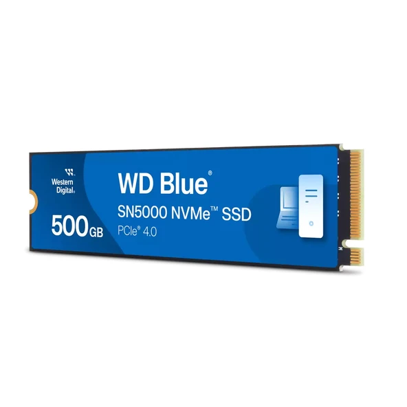 WD BLUE 500GB SN5000 WDS500G4B0E PCIe 5000MB/s Gen4 x4 NVME 2280 M.2 SSD - 2