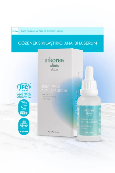 İnkorea Gözenek Sıkılaştırıcı Aha + Bha Serum - Tight Pores Aha + Bha Serum - 2