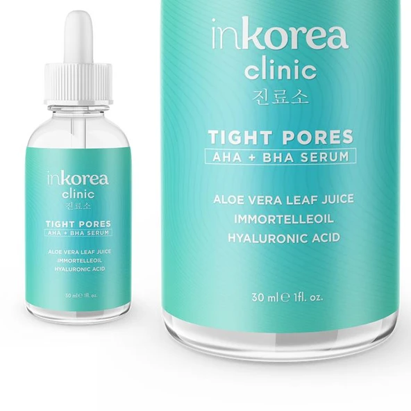 İnkorea Gözenek Sıkılaştırıcı Aha + Bha Serum - Tight Pores Aha + Bha Serum