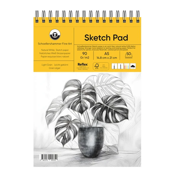 Schoellershammer Sketch Pad Eskiz Defteri 90 gr A5 50 Yaprak